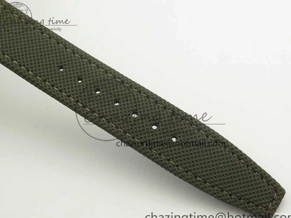 MIROTIME 0216 Classic PILOT IW389001 ZF 1:1 Best Edition Ceramic Case Green Dial on Green Nylon Strap A7750 (Function Same As Genuine) 7160